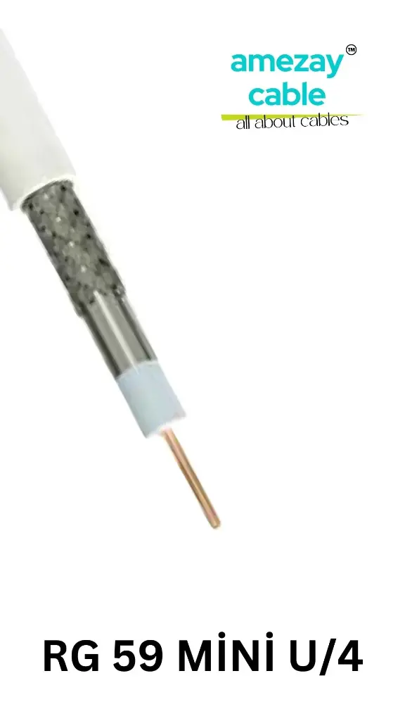 RG 59 Mini U/4 Koaksiyel Kablo | Amezay Cable